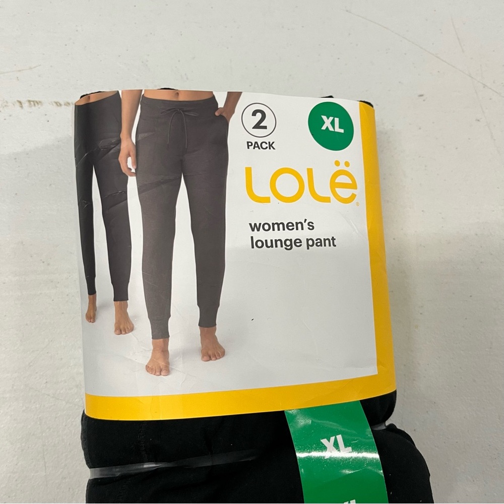 LOLE Women’s Lounge Pant 2-Pack XL - Picture 2 of 7